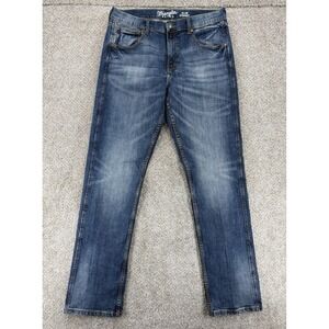 Wrangler Retro Jeans Mens 34x34 Slim Straight Denim Cowboy Country 10WLT88BZ